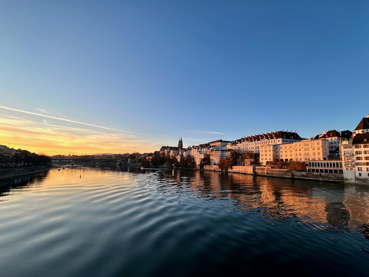 Morning sunshine in Basel